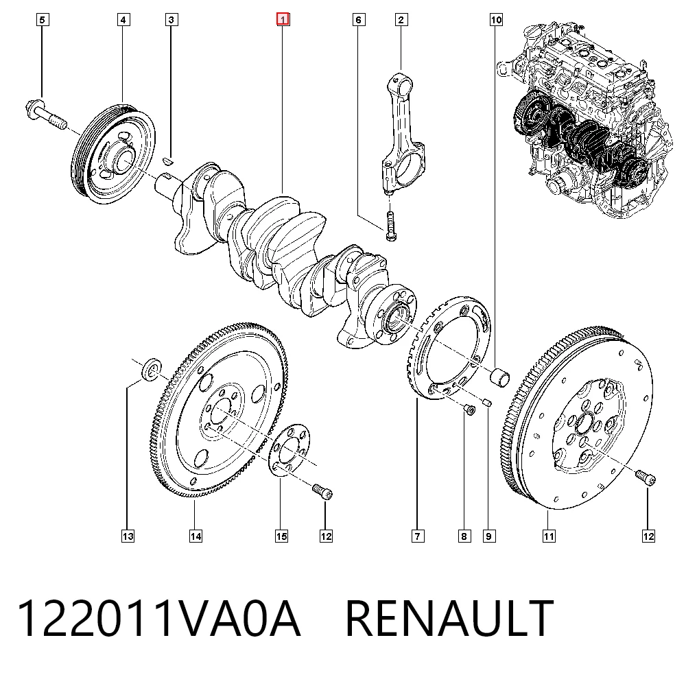 Cambota de motor para Nissan X-Trail T31