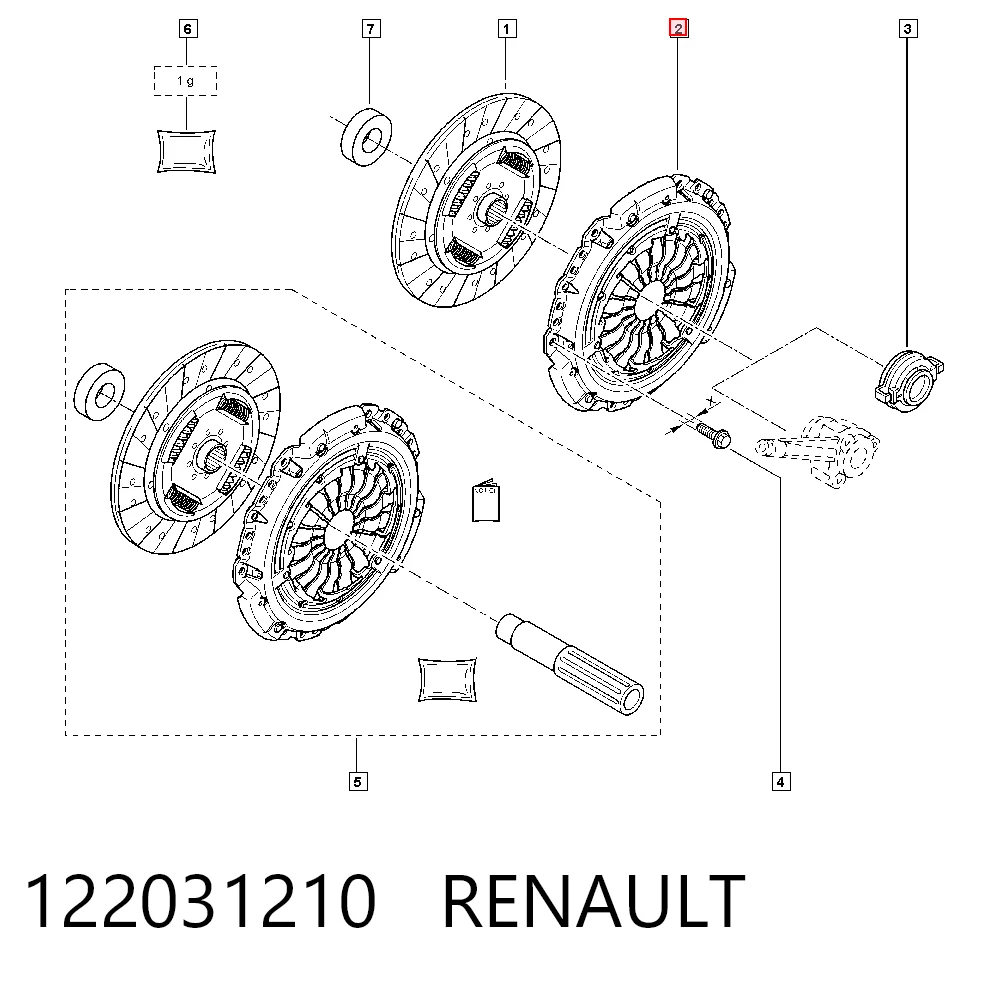 Cesta de embraiagem Renault Kangoo preço, a partir de 52,37 USD