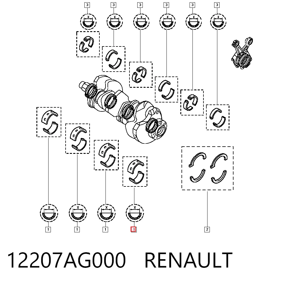 12207AG000 Renault (RVI)