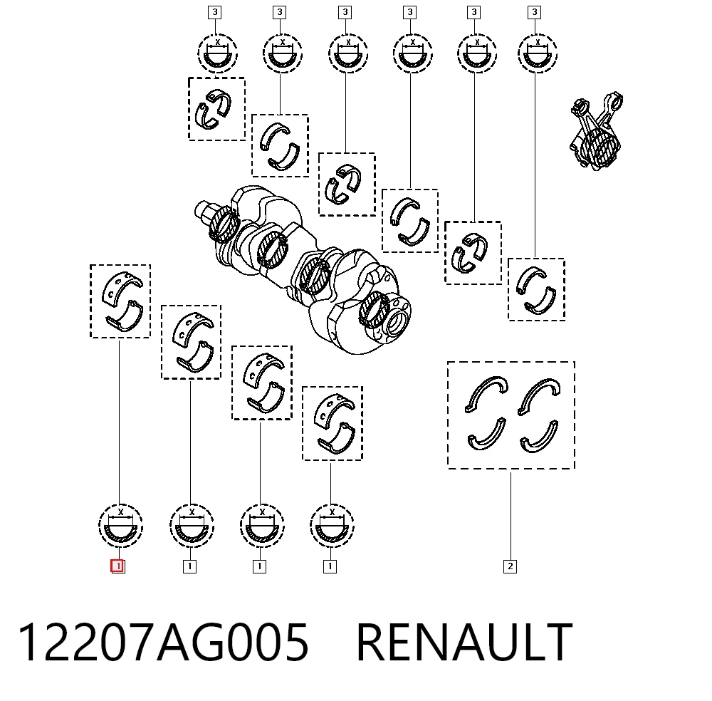 12207AG005 Renault (RVI)