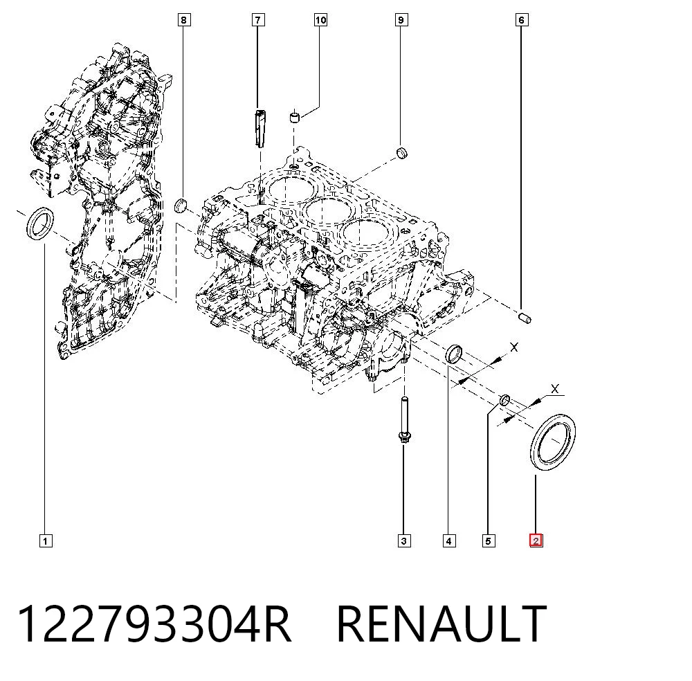 122793304R Renault (RVI)