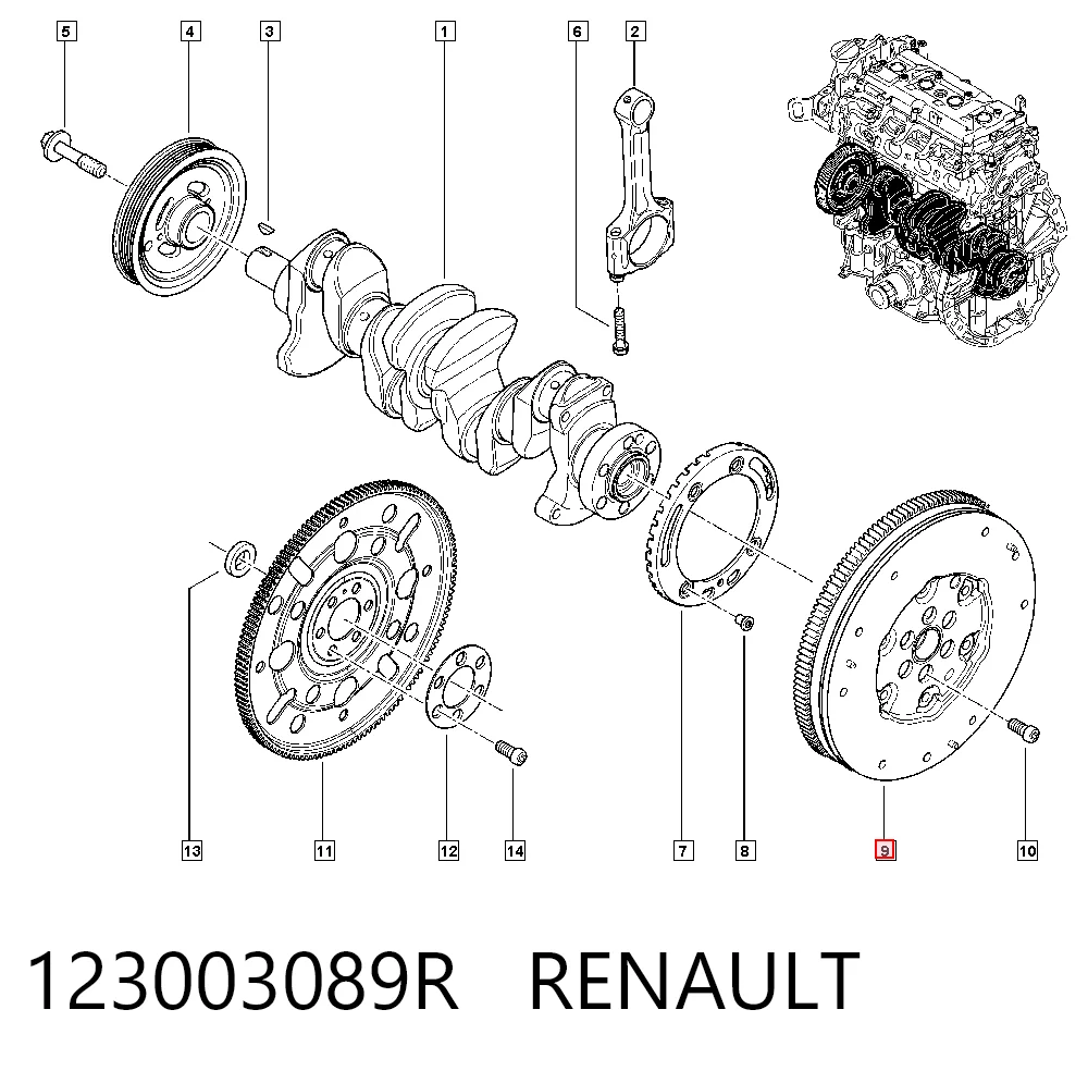 123003089R Renault (RVI)