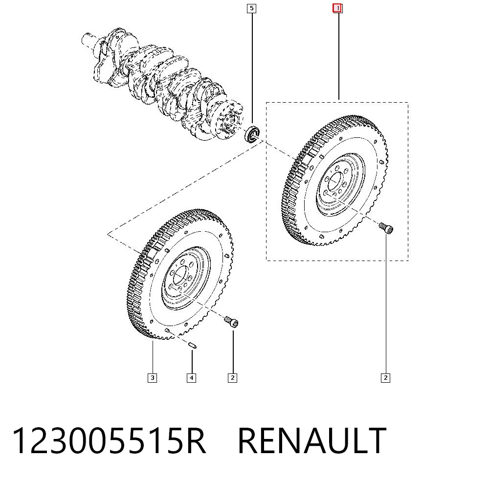 415049210 INA Volante de motor
