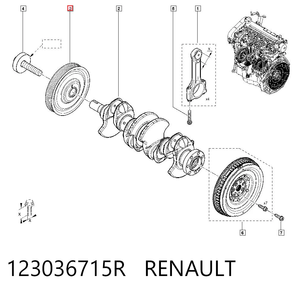 123036715R Renault (RVI)