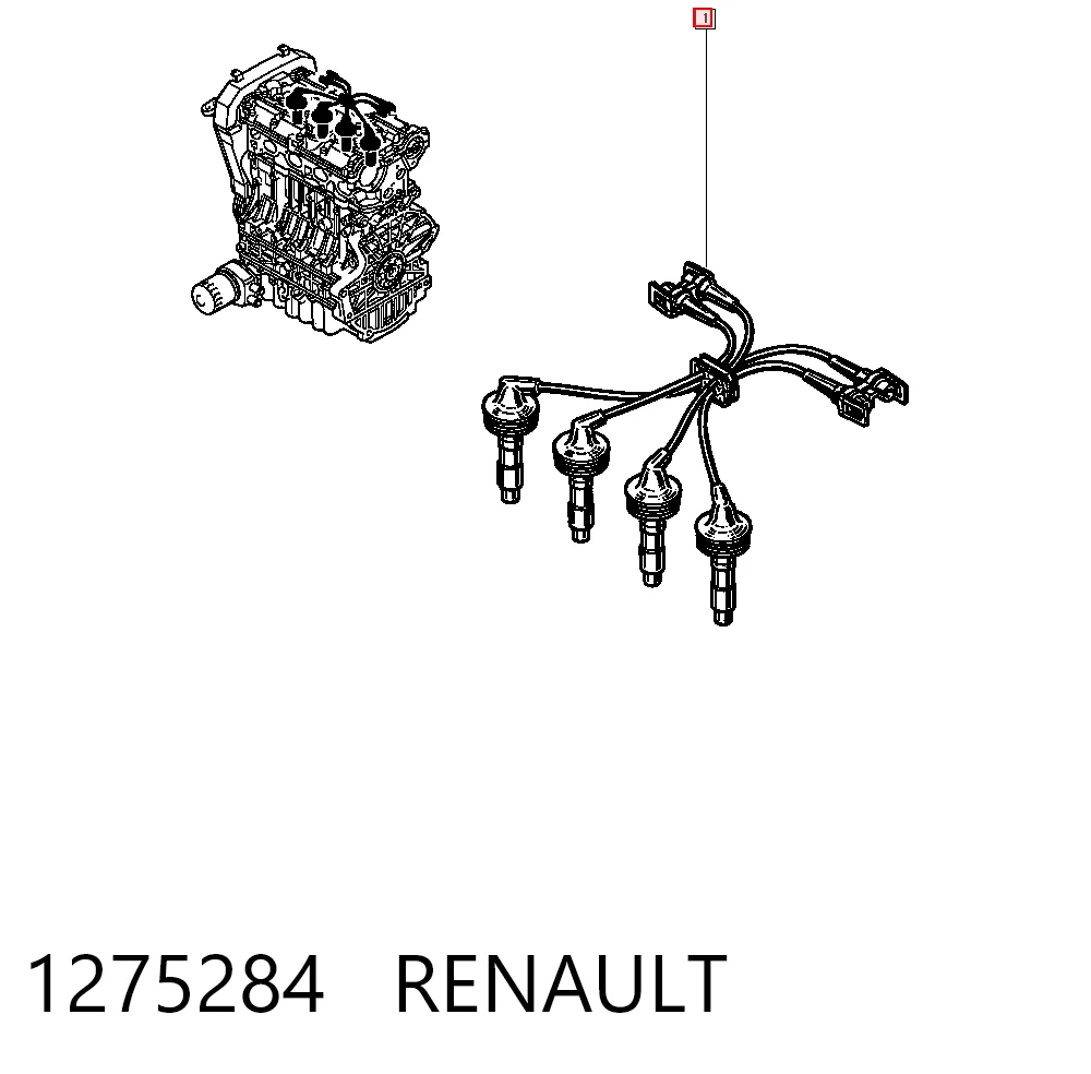 Compre Fios de alta voltagem, kit Volvo S40 1