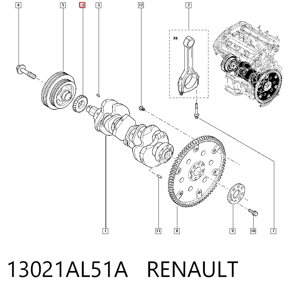 13021AL51A Renault (RVI)