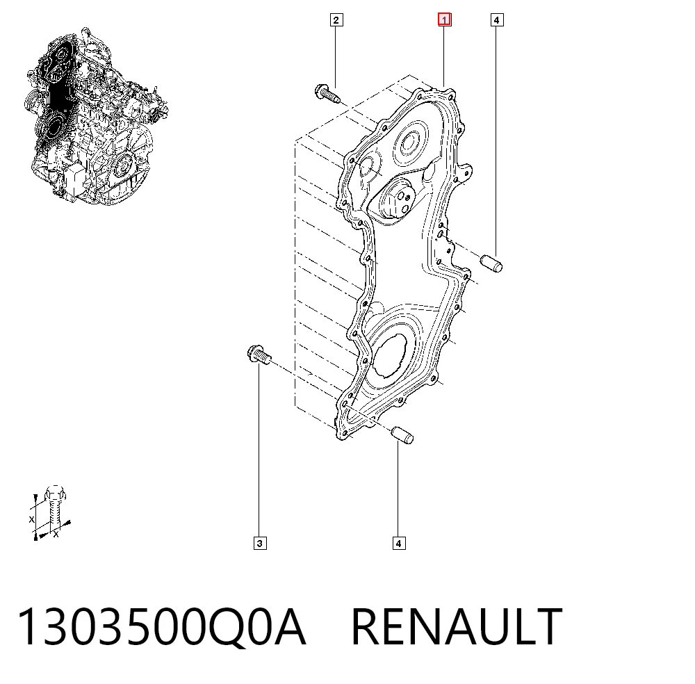 1303500Q0A Renault (RVI)