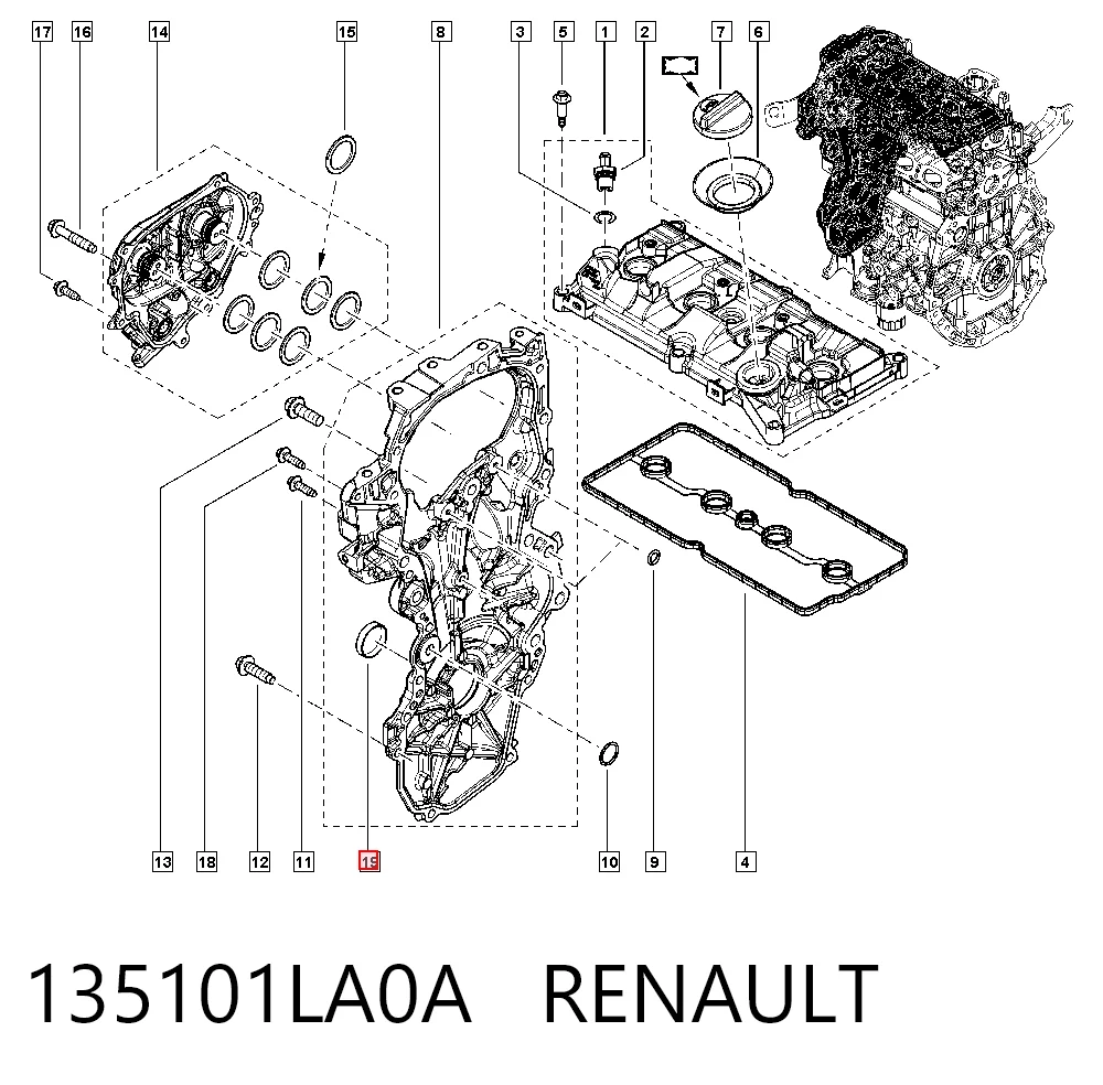 135101LA0A Renault (RVI)