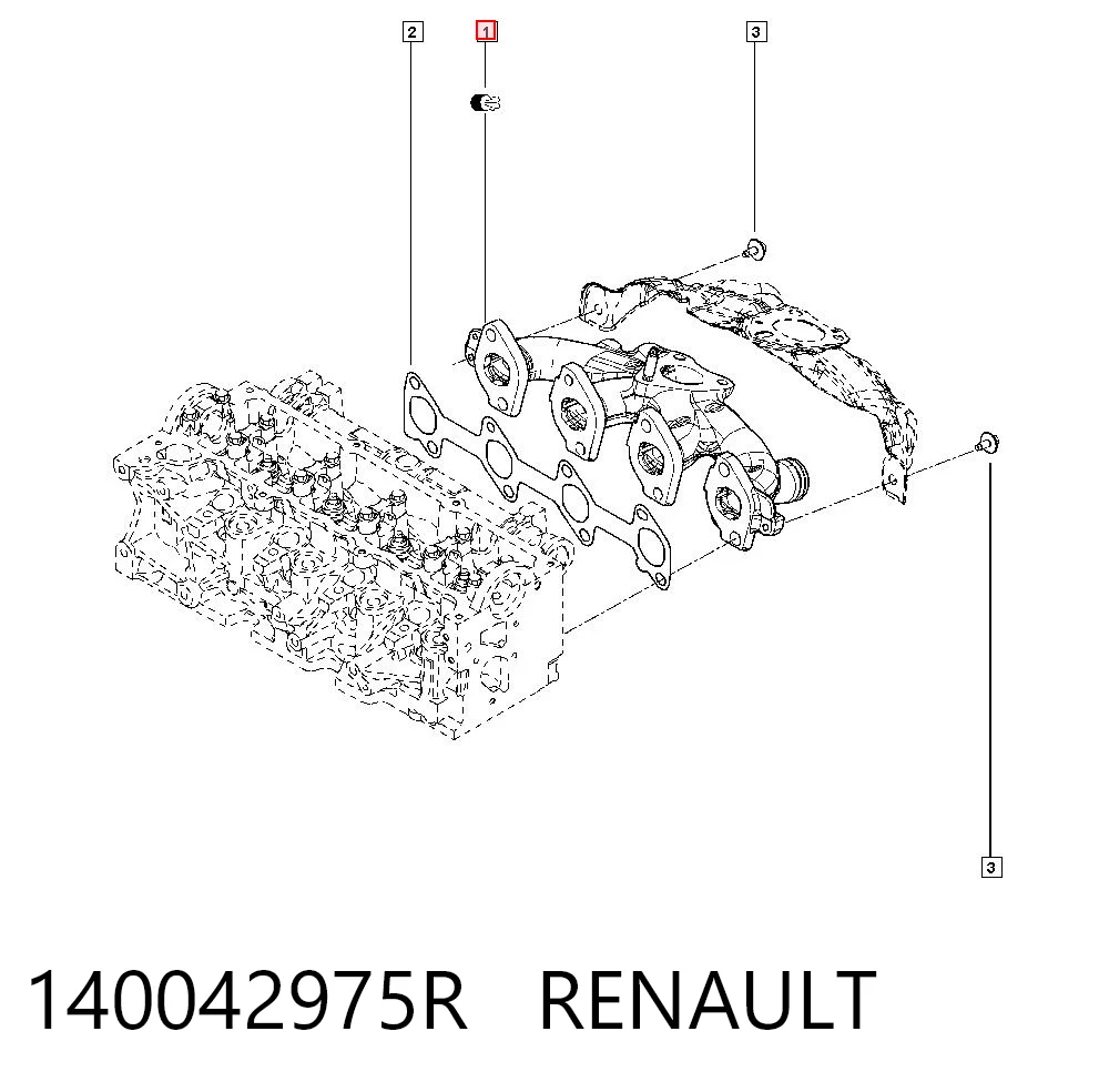 Tubo coletor de escape Renault DUSTER II HM ao melhor preço