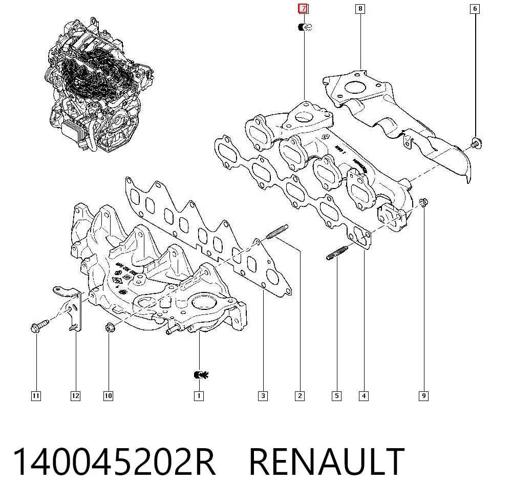 Tubo coletor de escape Renault Scenic preço, a partir de 180,98 USD