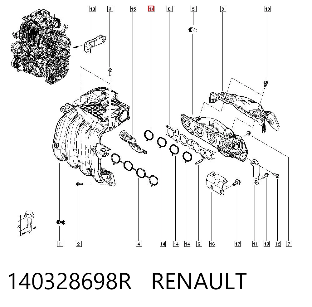 140328698R Renault (RVI)