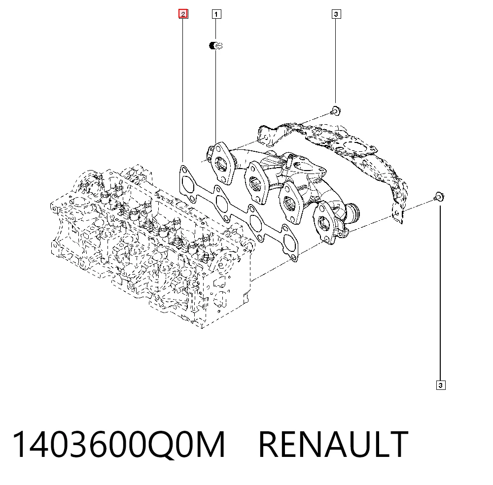 Vedante de tubo coletor de escape para Suzuki Jimny  FJ
