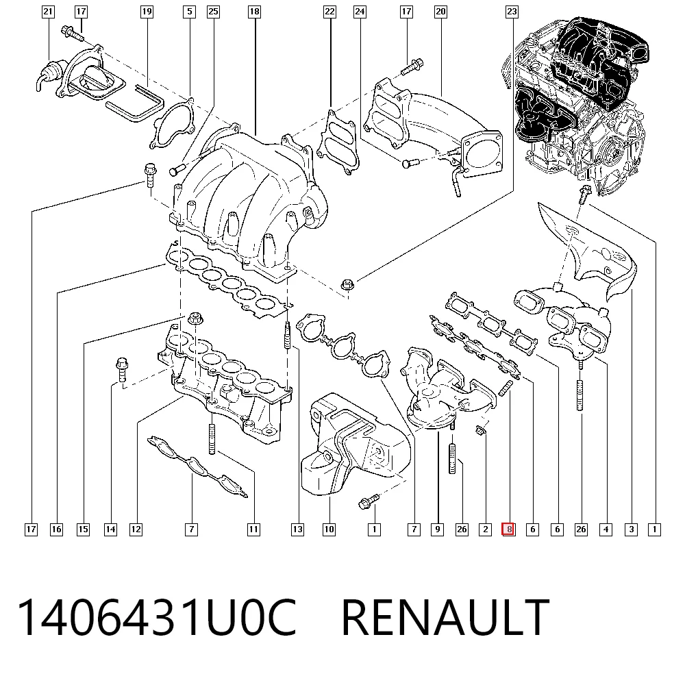 1406431U0C Renault (RVI)