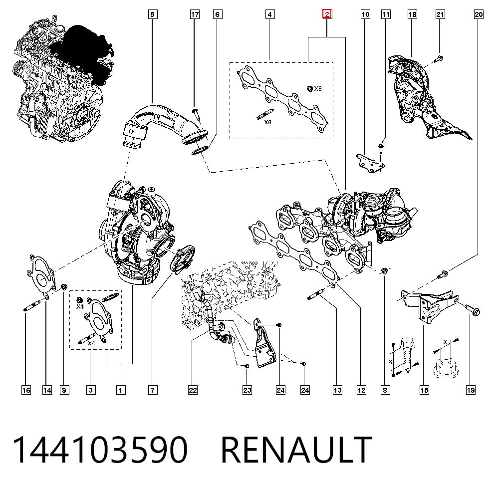 95521398 General Motors Turbina