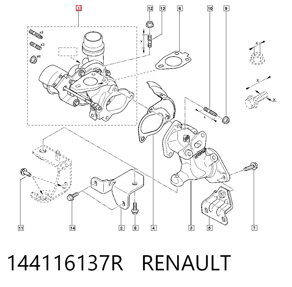 Turbina para Renault DUSTER HS