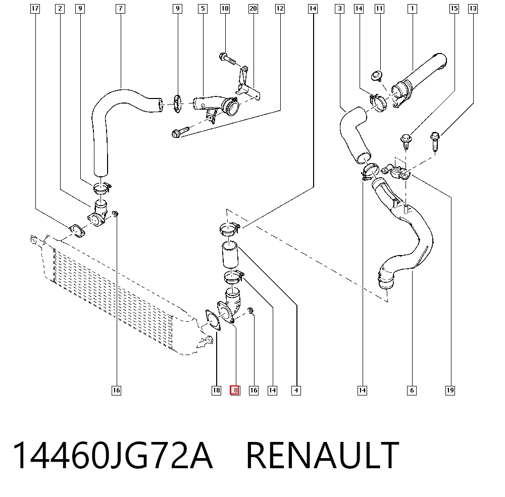 14460JG72A Renault (RVI)