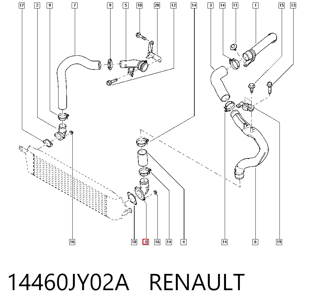 14460JY02A Renault (RVI)