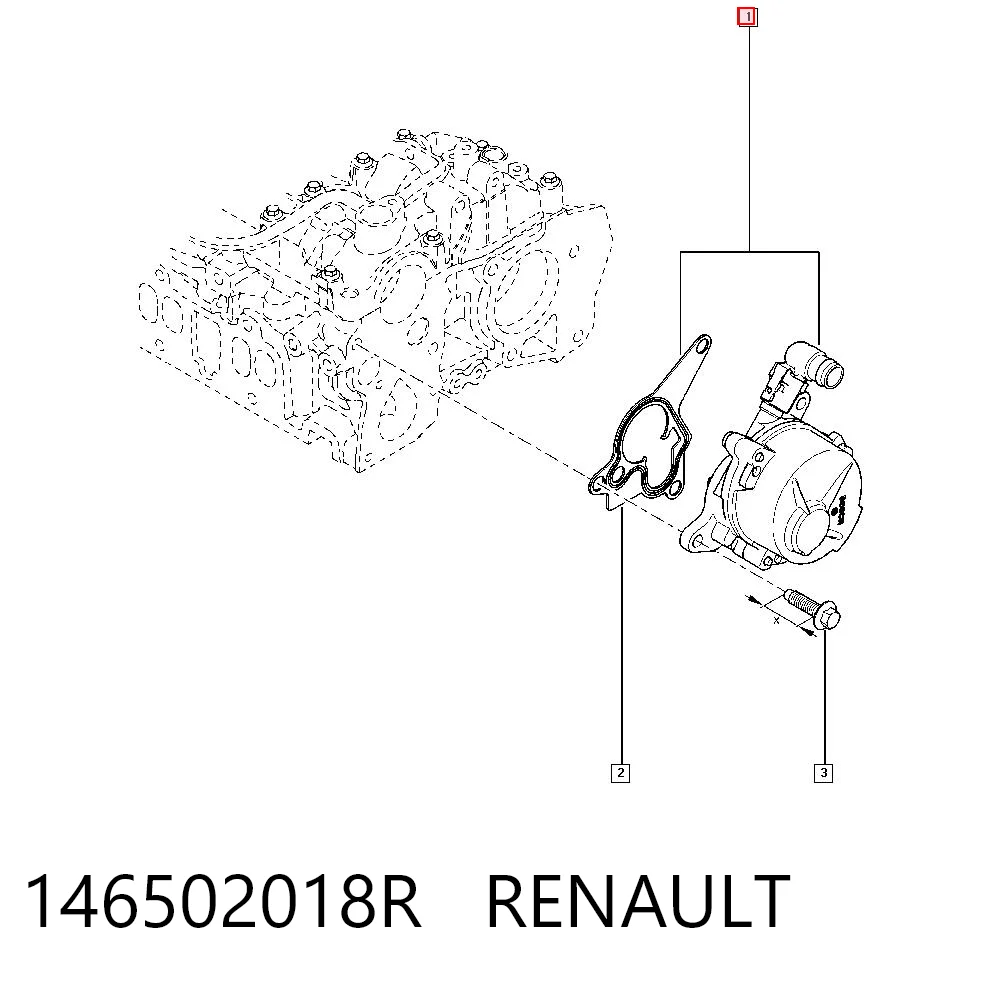 Bomba a vácuo Renault Koleos HY0 ao melhor preço