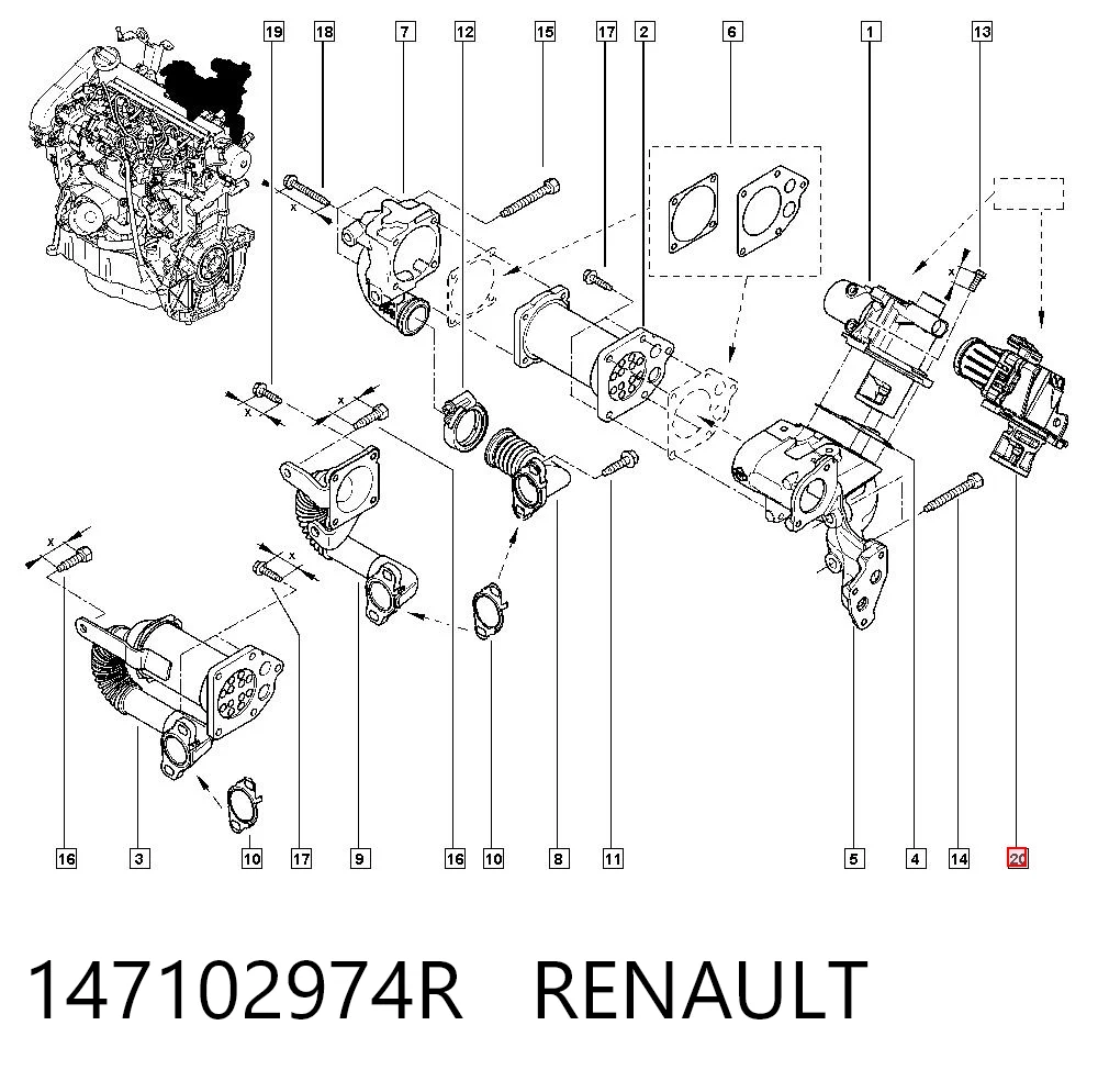 147102974R Renault (RVI)