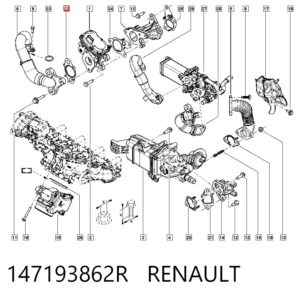 147193862R Renault (RVI)