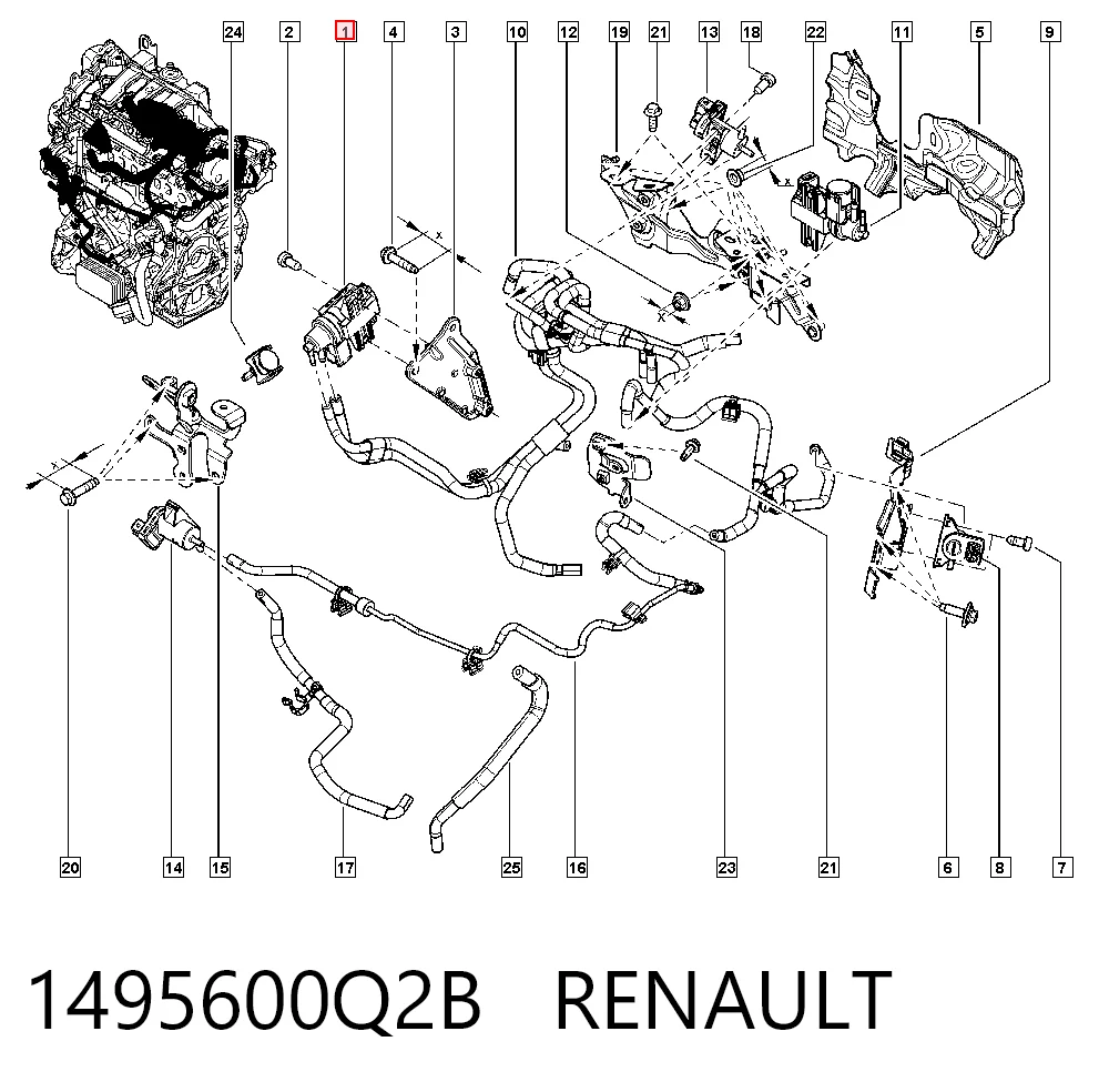 Compre 6000616752 Nissan/Infiniti Convertidor de pressão (solenoide) de supercompressão