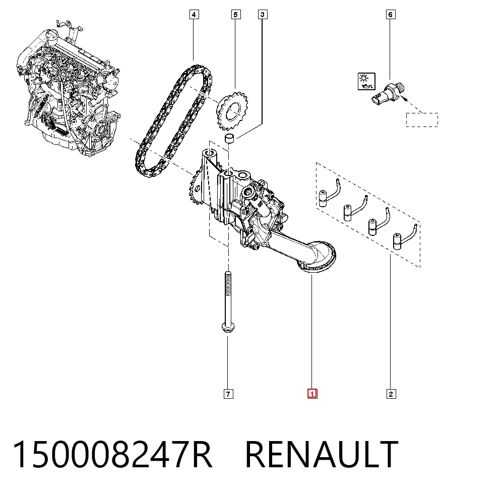 Bomba de óleo Renault DUSTER II HM
