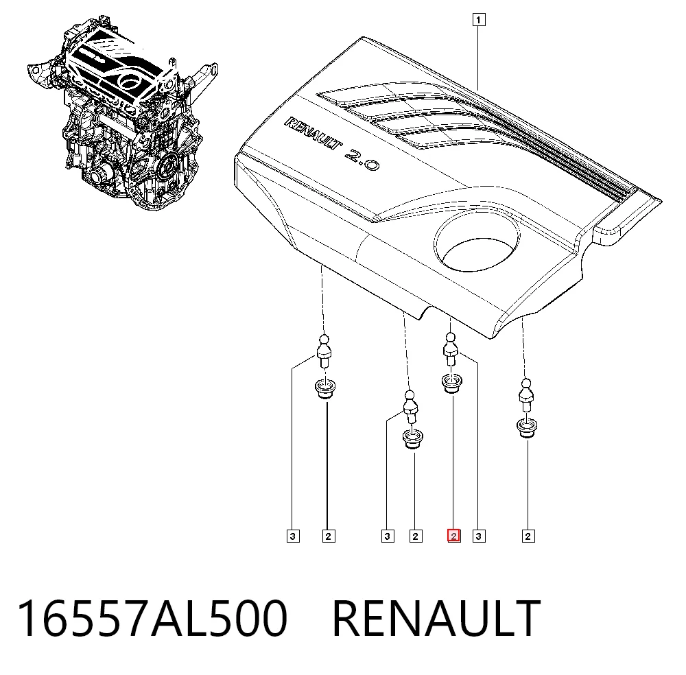 16557AL500 Renault (RVI)
