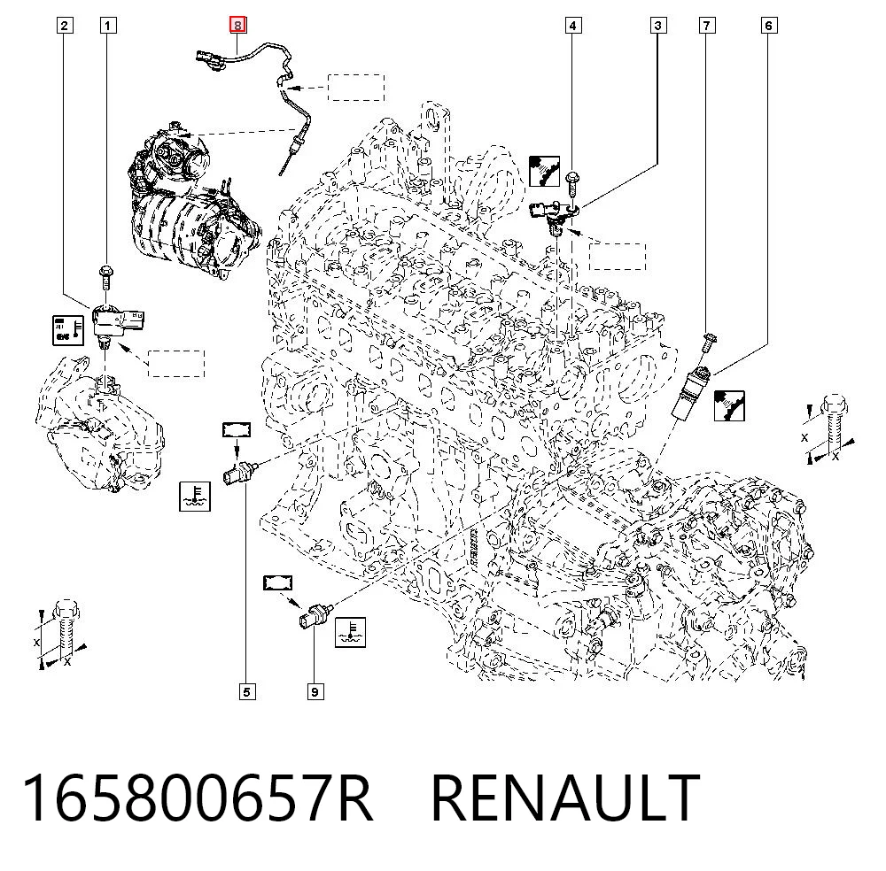 165800657R Renault (RVI)