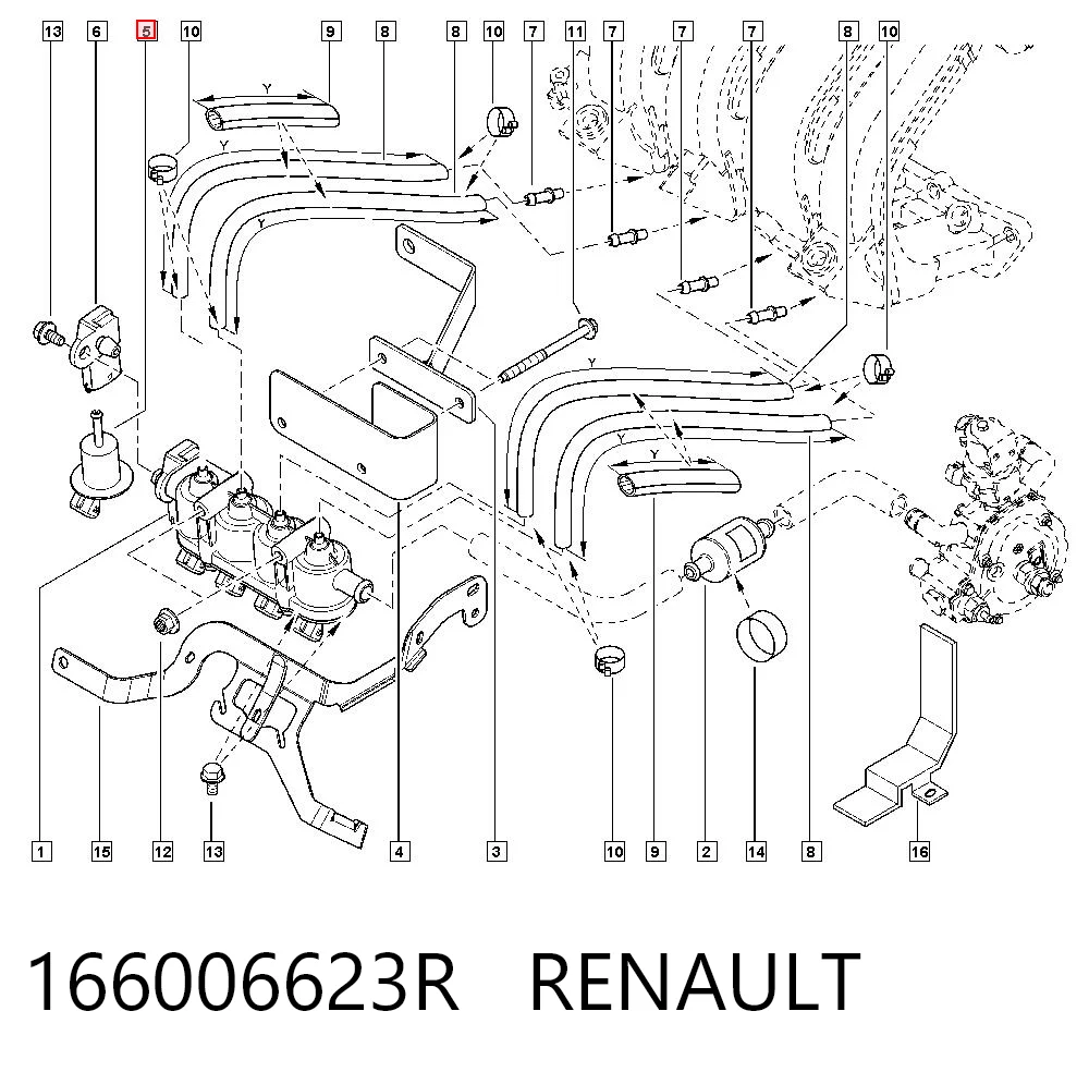 166006623R Renault (RVI)
