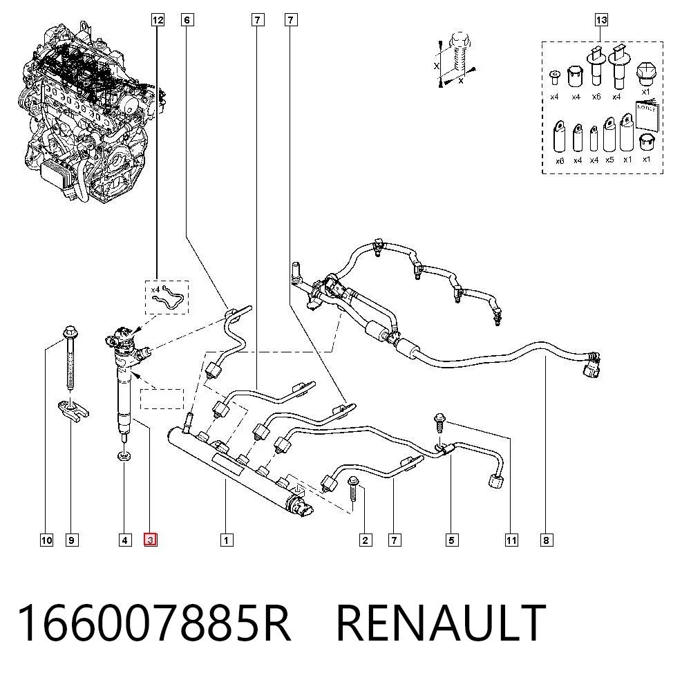 Injetor de injeção de combustível Bosch 445110546
