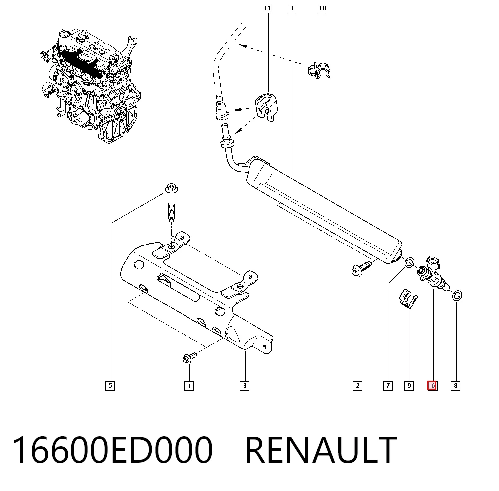 Injetor de injeção de combustível para Nissan JUKE JPN F15