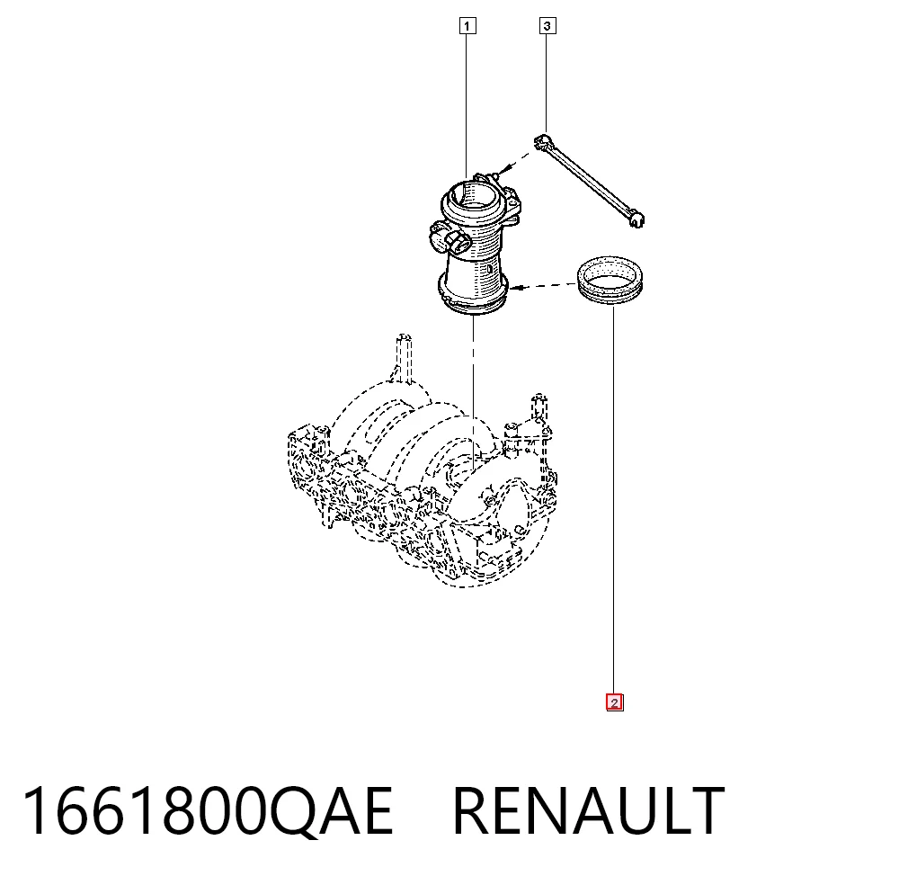 Vedante da válvula de borboleta Nissan/Infiniti 1661800QAE