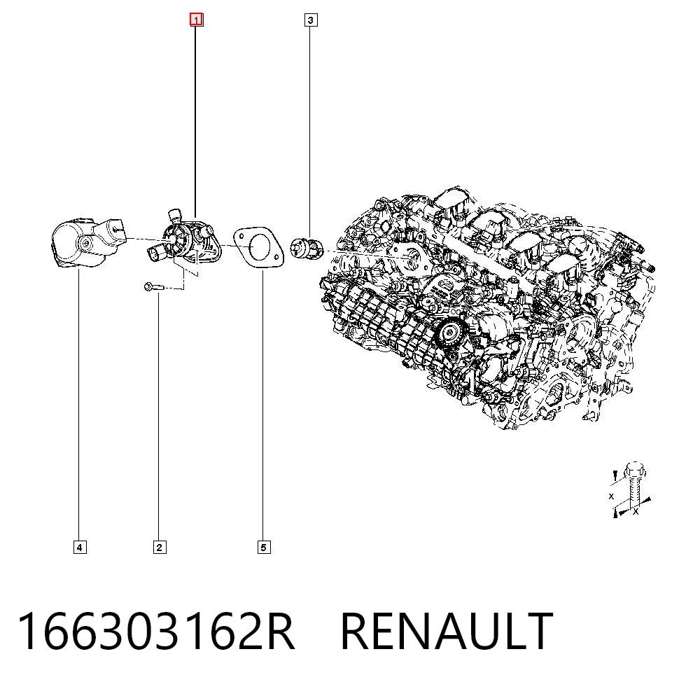 166303162R Renault (RVI) Bomba de combustível de pressão alta