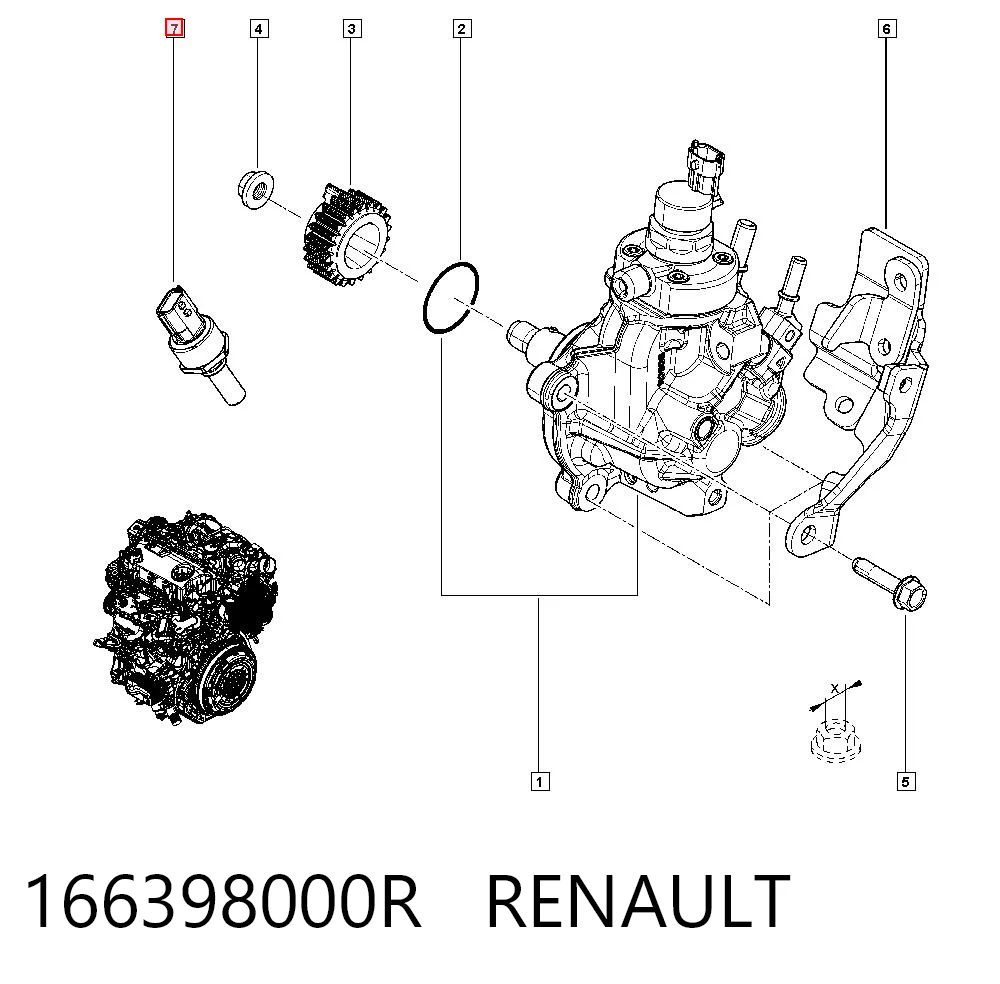 Sensor de pressão de combustível Renault Master III EV, HV, UV ao melhor preço