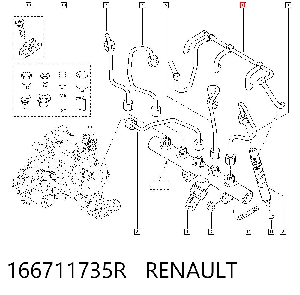 166711735R Renault (RVI)