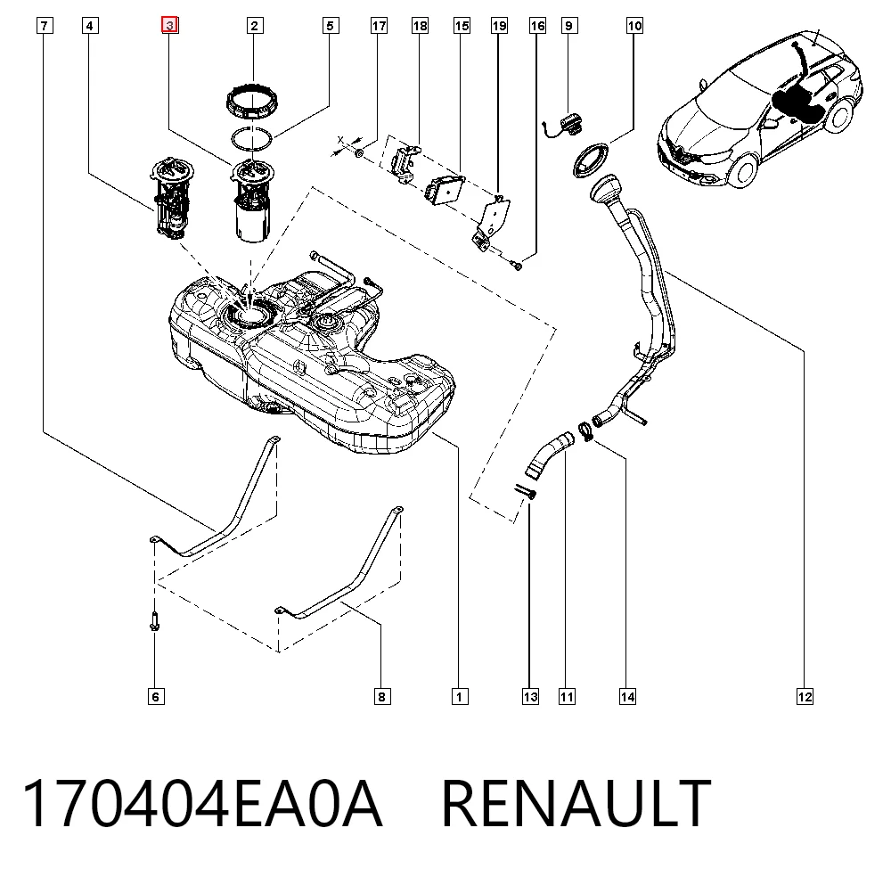Qashqai II SUV (2013-2021) original desde 95,88 €