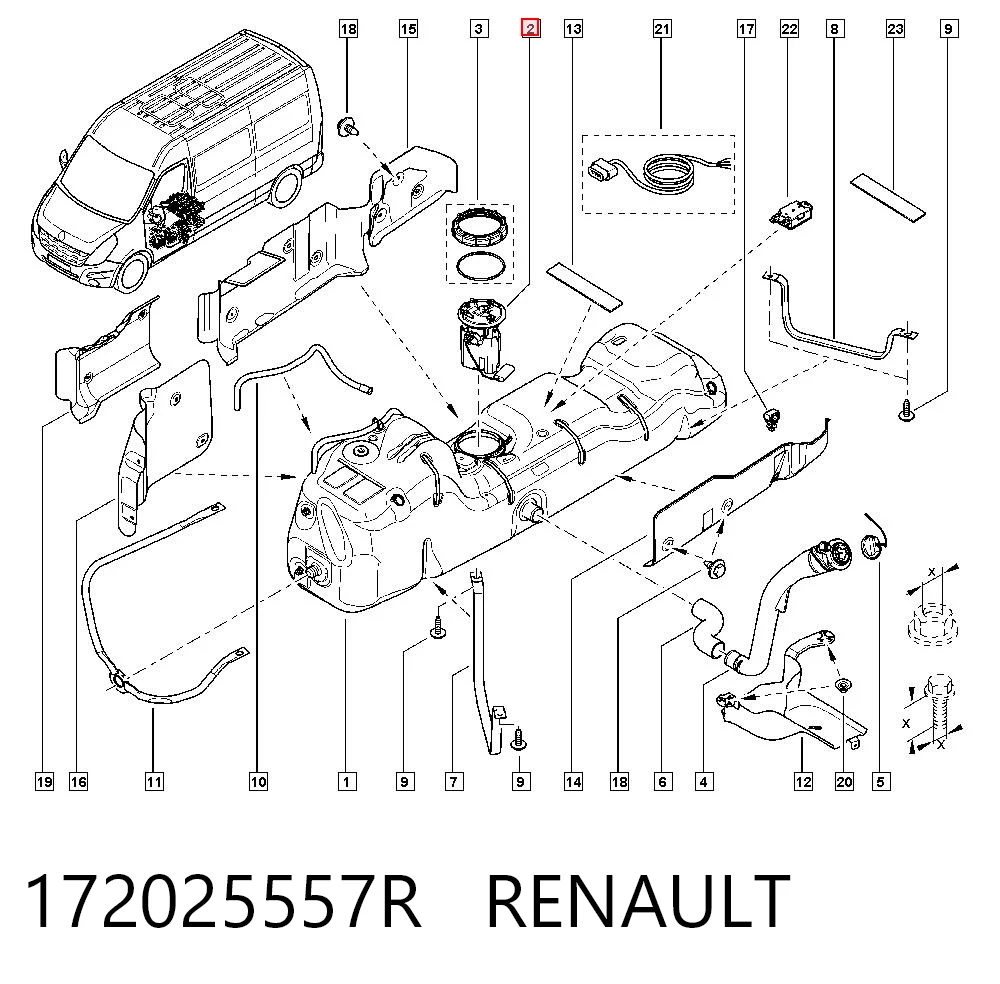 Compre 1704200Q1H Nissan/Infiniti Módulo de bomba de combustível com sensor do nível de combustível