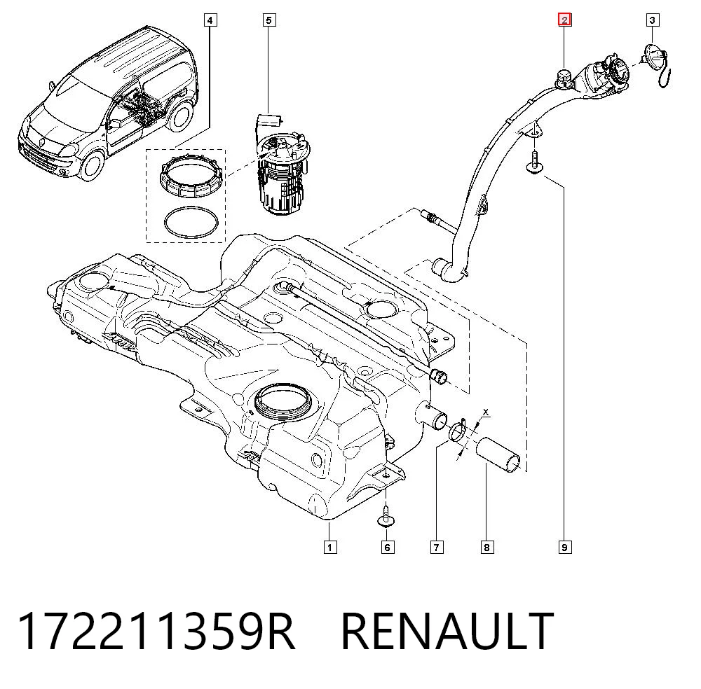 172211359R Renault (RVI)