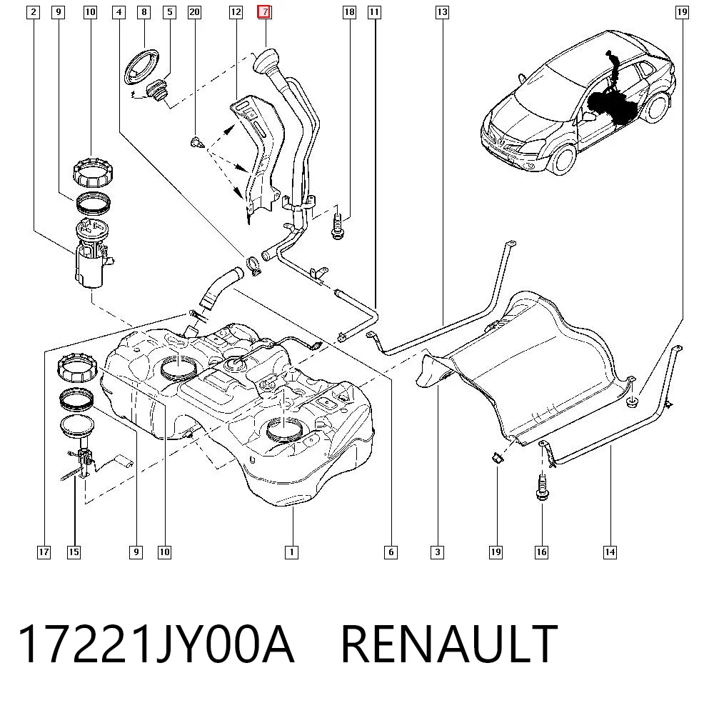17221JY00A Renault (RVI)