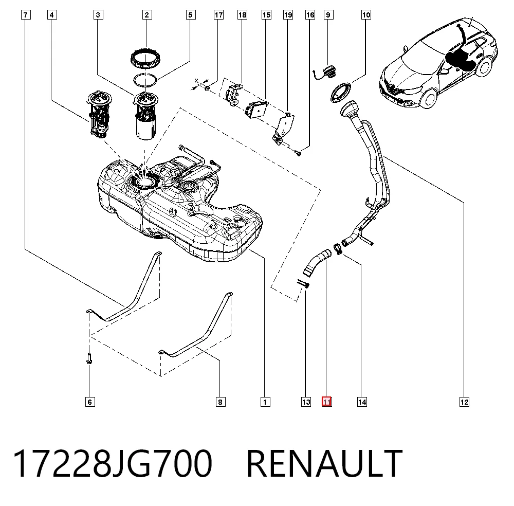 17228JG700 Renault (RVI)