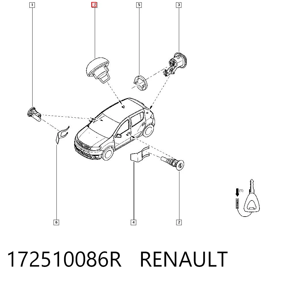 172510086R Renault (RVI)