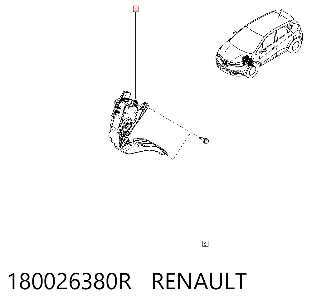 Compre RECCSA2139 CSV Electronic Parts Pedal de gás (de acelerador)