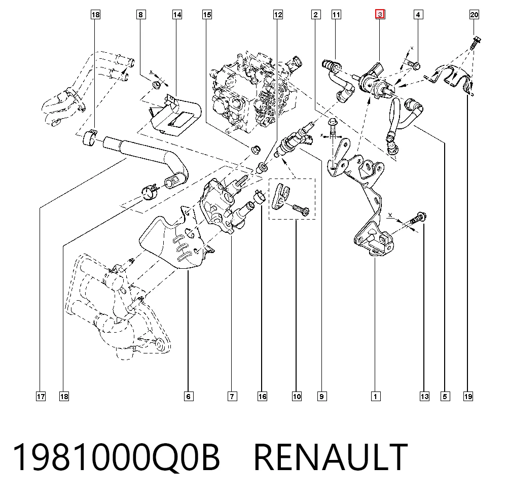Válvula de adsorvedor dos vapores de combustível Opel 208853765R preço, a partir de 85,75 USD