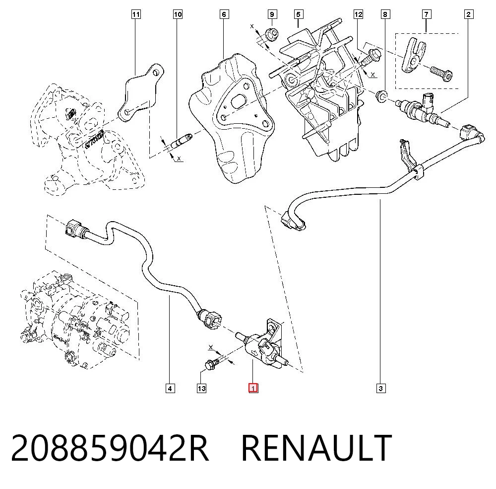 Válvula de bombeio da Bomba de Combustível de Pressão Alta Nissan/Infiniti 208859042R preço, a partir de 37,46 USD