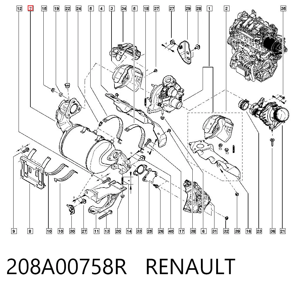208A00758R Renault (RVI)