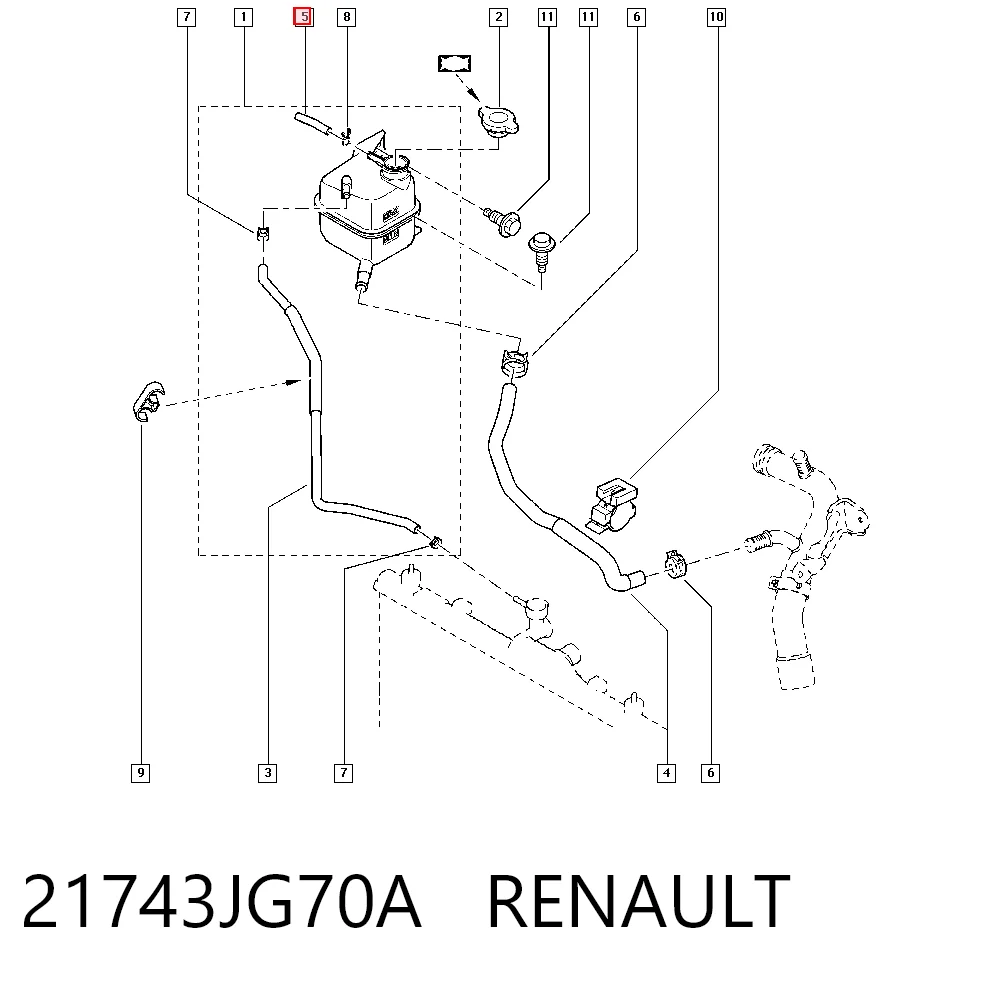 21743JG70A Renault (RVI)
