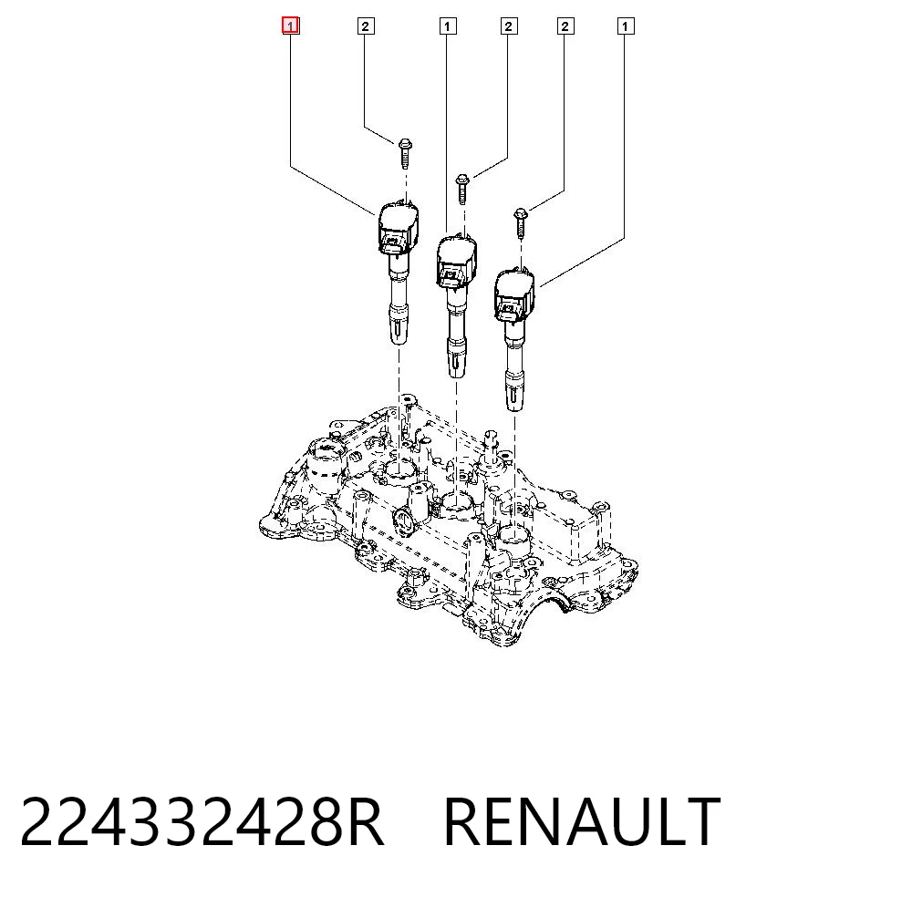 224332428R Renault (RVI) Bobina de ignição