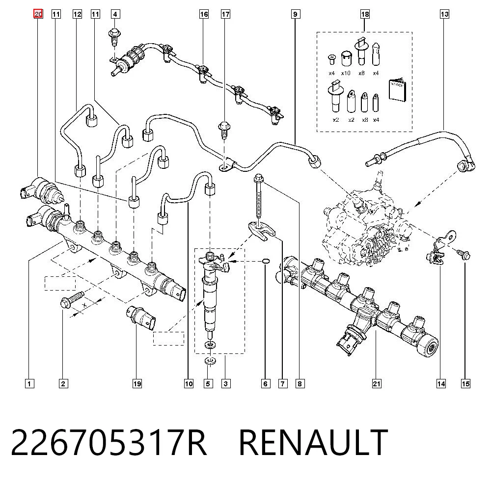 Compre 55230826 General Motors Regulador de pressão de combustível na régua de injectores