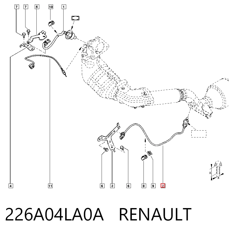 226A04LA0A Renault (RVI)