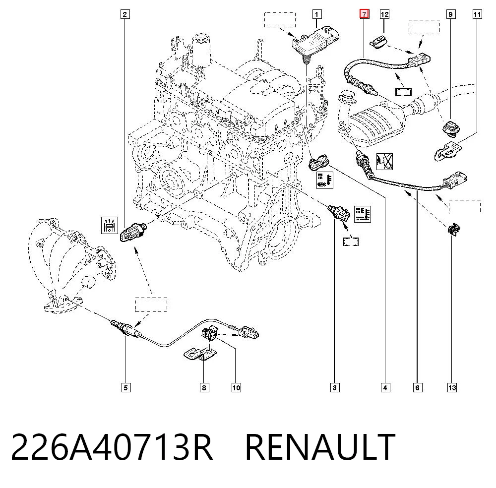 226A40713R Renault (RVI)